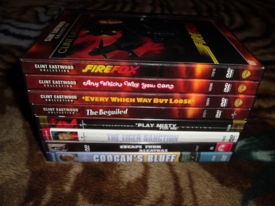 Clint Eastwood Collection DVD 8 Movie Lot - Excellent - Right Turn Clyde! - Look