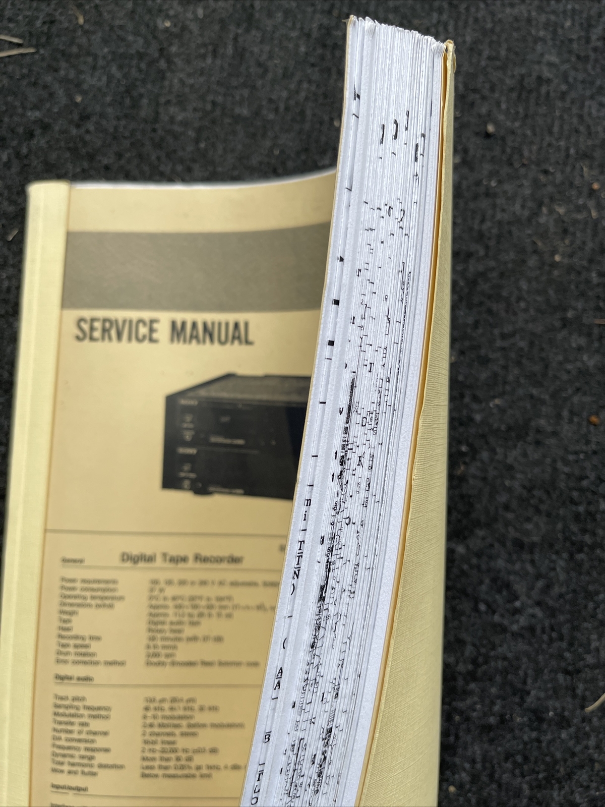 SONY PCM2500 DATRecorder Service Manual Anleitung für Reparaturen eBay