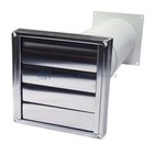 Mauerkasten Edelstahl-Lüftungsgitter Telekskop-Abluftrohr 30-50cm Wandanschluss