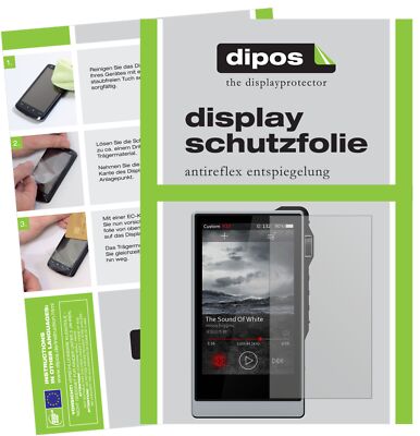 2x Schutzfolie für iBasso DX200 matt Displayschutzfolie Folie Display Schutz
