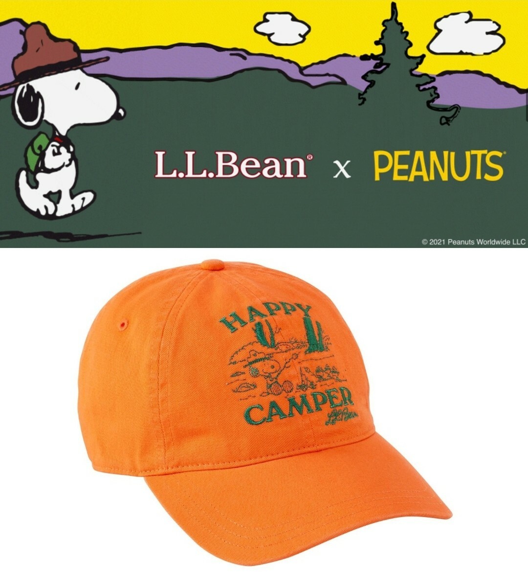 ⚡RARE⚡ LL BEAN PEANUTS Orange  display picture 2