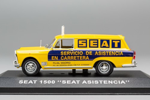 SEAT 1500 Serie III “Asistencia SEAT” Yellow 1969-1972 ALTAYA-IXO 1:43 - Imagen 8 de 13