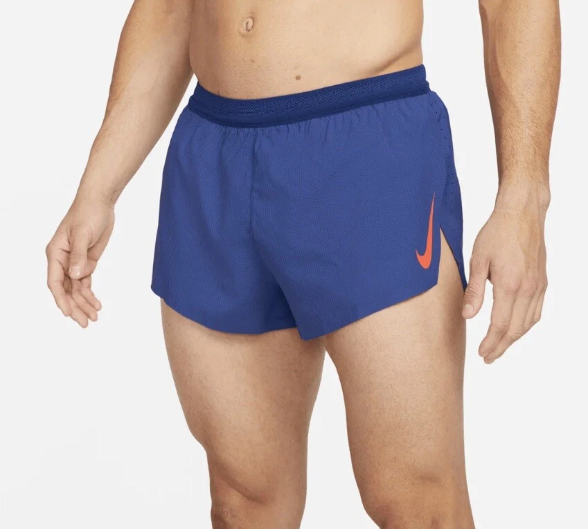 Large $90 Running Nike Shorts Brief | CJ7837-455 Lined AeroSwift Blue eBay Flyvent 2