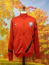 Football Premier League Academy Nike red Tracksuit Jacket. UK men's size Large