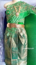Lace Sabai Girl Kid Shawl Dress Thai Traditional Costume Wedding School Fancy