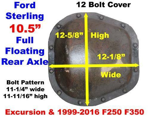 Motorcraft Rear Left Right 10.5 Axle Wheel Bearing Seals Kit for Ford F250 F350 - Picture 3 of 3