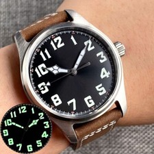 Orologio Uomo 200m Diver Automatico NH35A 39mm Sterile Quadrante Nero Vetro Zaffiro