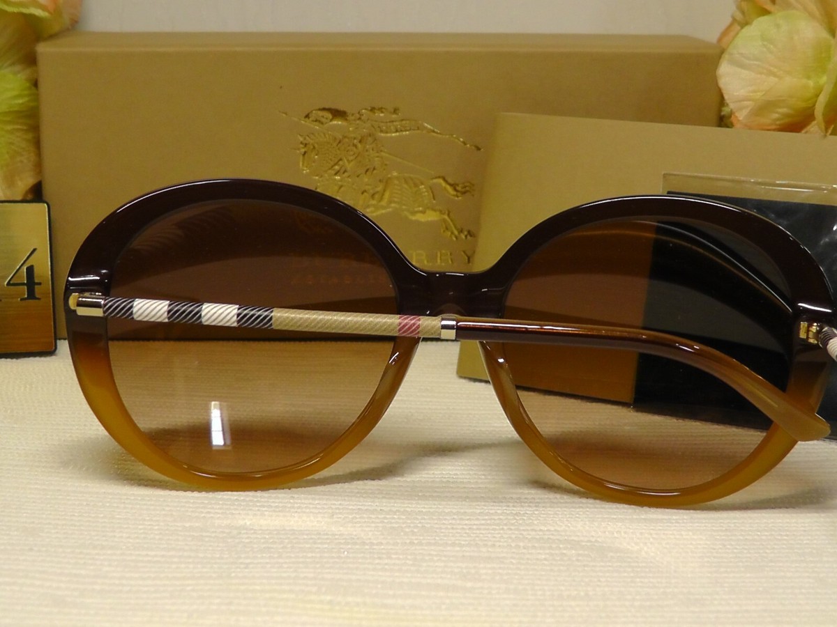 BURBERRY B4239 QF HERITAGE Check Havana Brown Frame  display picture 2