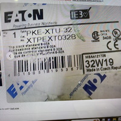EATON. XTPE032B/PKE-XTU-32   OPEN BOX    NEW   BOX