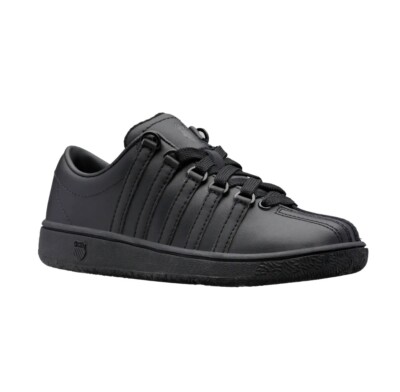 K-Swiss Preschool Low Classic LX Shoes Black/Black 57161-001-M Size US 