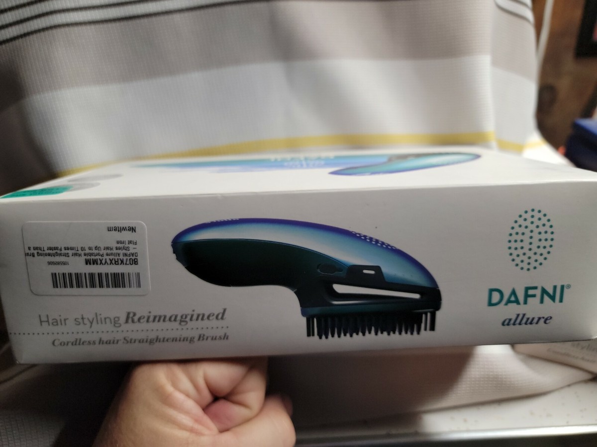 DAFNI Allure Cordless Ceramic Straightening Hair Brush  display picture 3