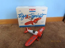 EXXON Tiger Spirit Die Cast Airplane Bank By Spec Cast