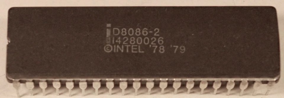D8086-2 INTEL 16-BIT, 8MHz, MICROPROCESSOR, CDIP40