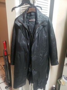 charles klein leather coat