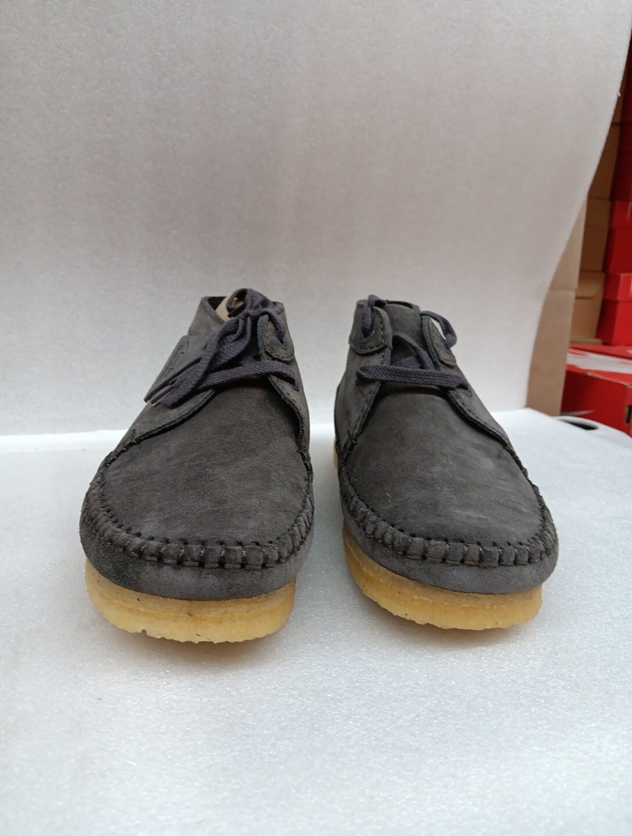 Clarks Originals Weaver Charcoal Moc-Toe Lace-Up Size 9.5 M CLARKS ORIGINALS Weaver Boots - Walmart.com main image 4