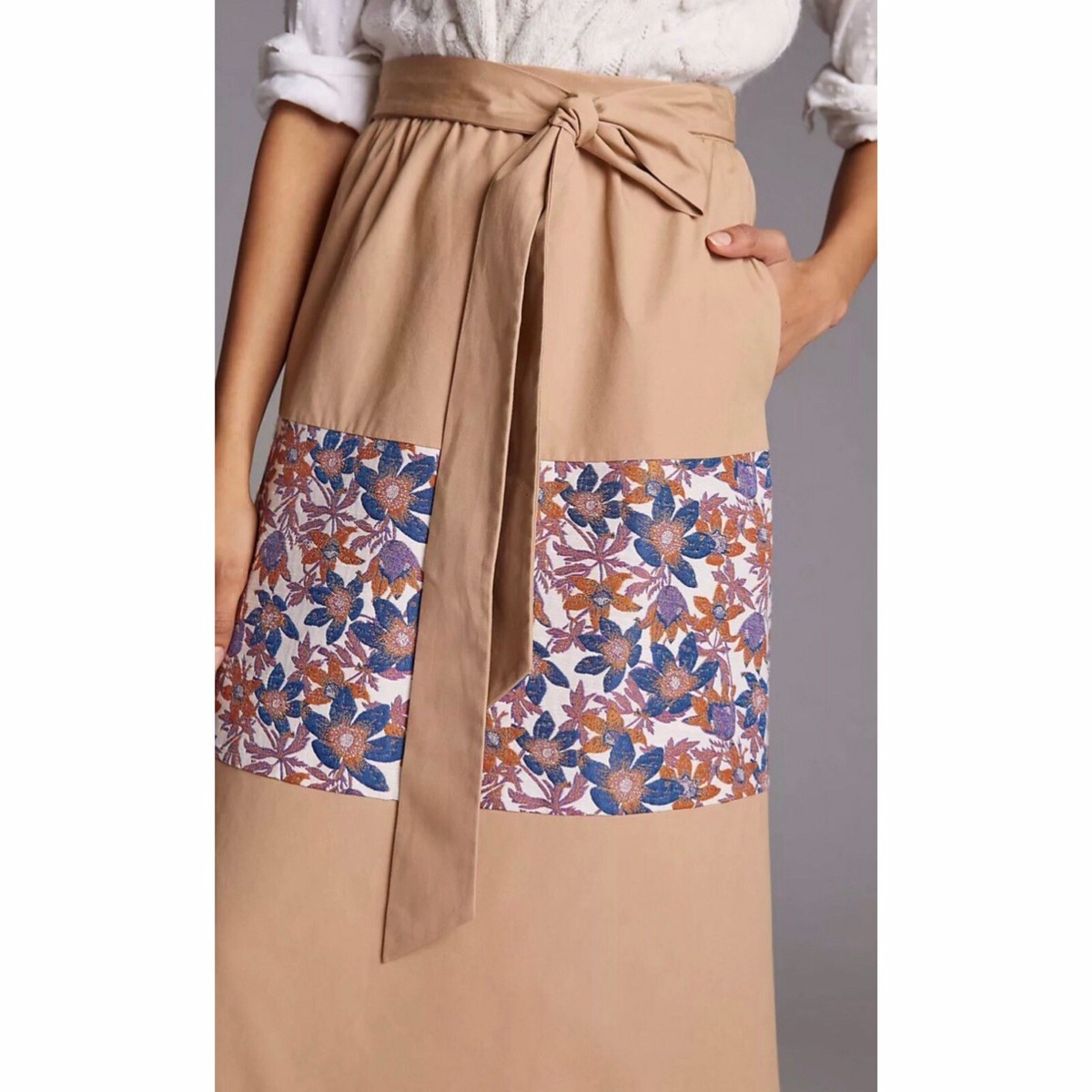 NWT ($170) Anthropologie Sachin & Babi Jacquard Tiered Maxi Skirt  display picture 1