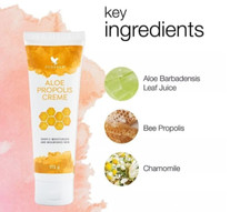 Forever Aloe Bee Propolis Creme Dry Skin Rash Face Hand Body Eczema Chamomile