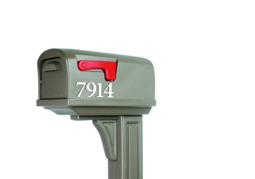 Products MM-200W Self Adhesive Molded Plastic Numbers 2.375" High White 30 Pi... - Picture 2 of 3