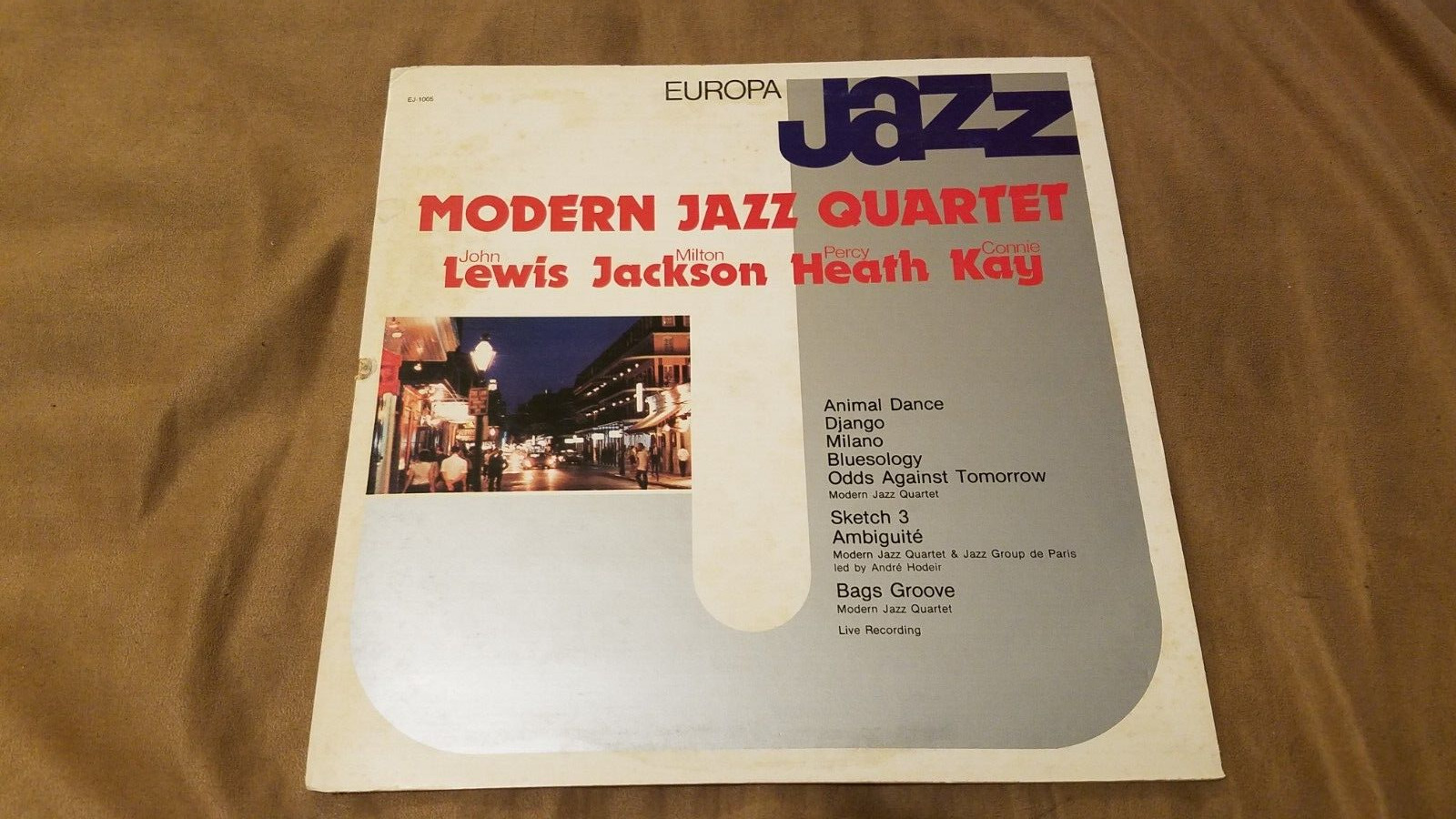 Modern Jazz Quartet  1981 Europa Jazz LP– EJ-1005 (Italy)  VG+
