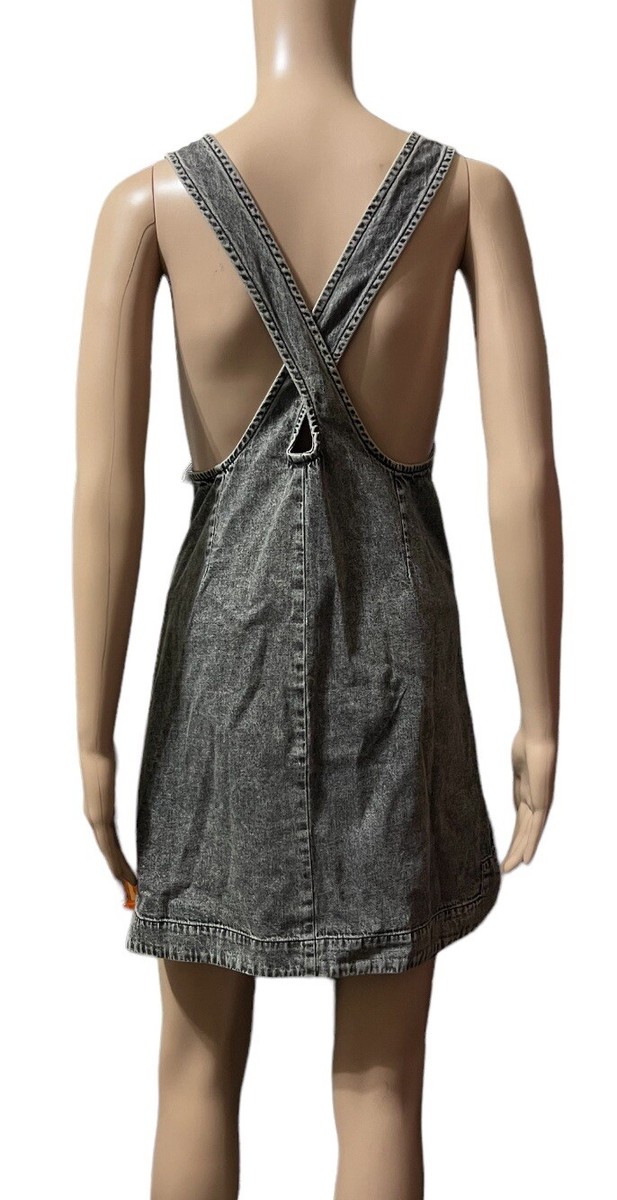 Free People $128 Women's Wilderado Denim Mini Dress Size S NWoT | eBay