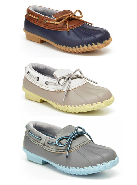 slip on duck shoes