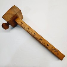 Vintage Stanley No. 61 Wooden Marking Scribe/Mortise Gauge Tool Made in USA