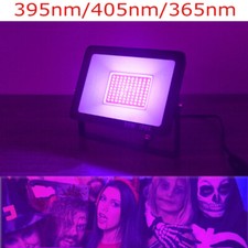 LED UV Black Lights Stage Blacklight Ultraviolet Flood Effect Light 365nm-405nm