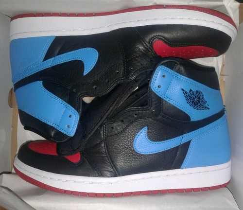 powder blue gym red jordan 1