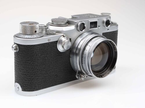 Leica III F IIIF Kamera camera mit Summitar 50mm f2 Objektiv Leitz 97185 - Bild 2 von 6