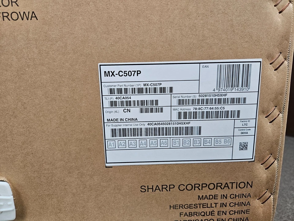 Sharp MX-C507P Desktop Color Printer (50 PPM ) - Image 4 of 4