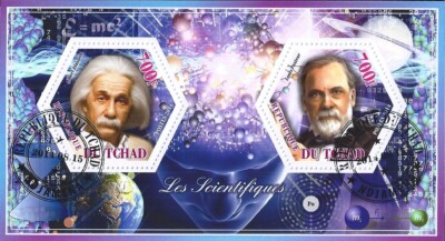 Block 2014 Used Albert Einstein Pasteur Astronomer Physicist Engineer