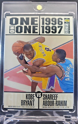 KOBE BRYANT　ROOKIE CARD　1996　UPPER　DECK KOBE BRYANT ROOKIE CARD 1996-97 RETRO UPPER DECK ONE ON ONE LAKERS