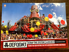 Defqon.1 Australia 2013 - Post Event Poster / Headhunterz Double Sided