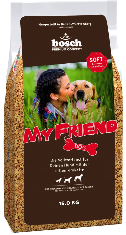 BOSCH 15 kg My Friend Soft Hundefutter Trockenfutter Brocken & Kroketten - Bild 4 von 4
