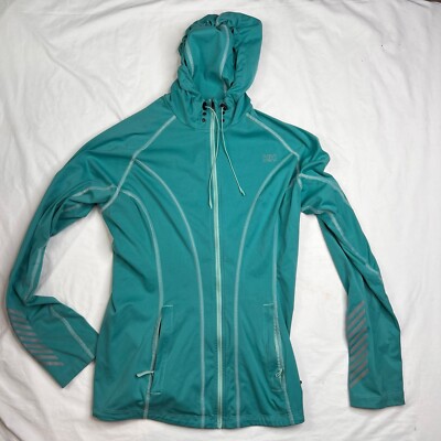 Helly Hansen Training Shirt Women s M Green 1/4 Zip Long Sleeve A030724