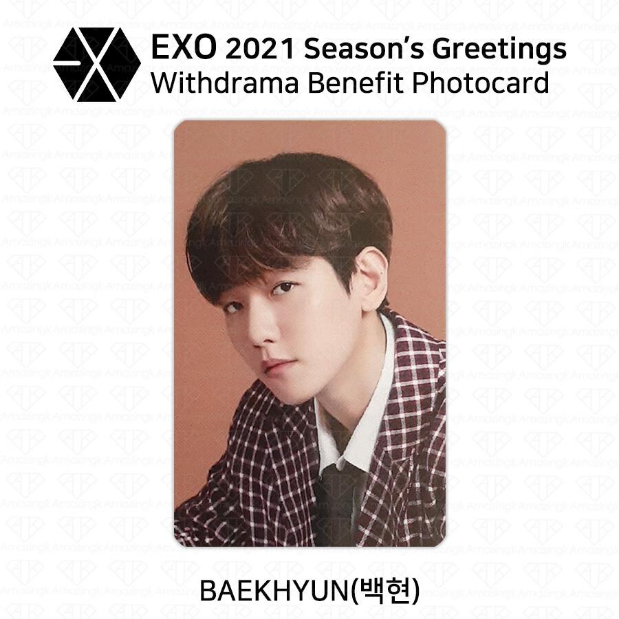 Exo 2021 Season's Greetings Photocard Withdrama Exclusive Benefit