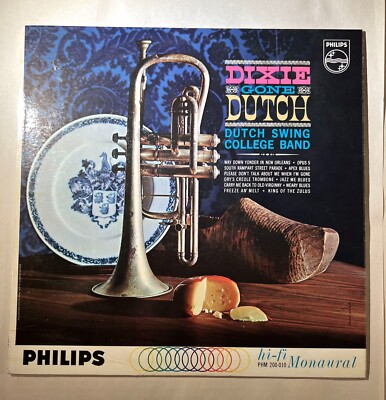 Dixie Gone Dutch - Dutch Swing College Band- Jazz 1960 LP