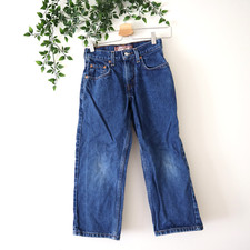Vintage Levi's Kids' 569 Loose Straight Jeans Size 8
