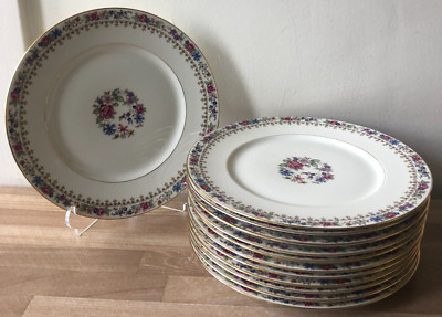Superb Set of 12 Dinner Plates H & C Coronado Czechoslovakia | eBay
