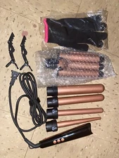 Kristin Ess 1 1/4 inch Soft Wave Pivoting Wand Curling Iron