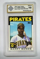Barry Bonds PIRATES 1986 Topps Traded #11T 270/500 10 GEM MT Mint BASEBALL CARD