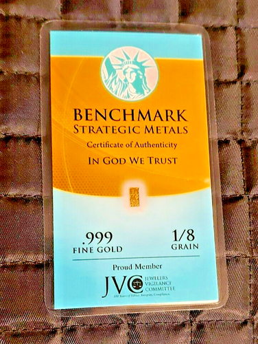 0.0085 GRAMS GOLD BARS (smallest gold bars in the world) set of 4 on DISCOUNT - Picture 2 of 4