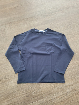 Mango 128 Langarmshirt dunkelblau neu