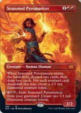 MTG English Seasoned Pyromancer (Borderless) NM Normal Double Masters 2022
