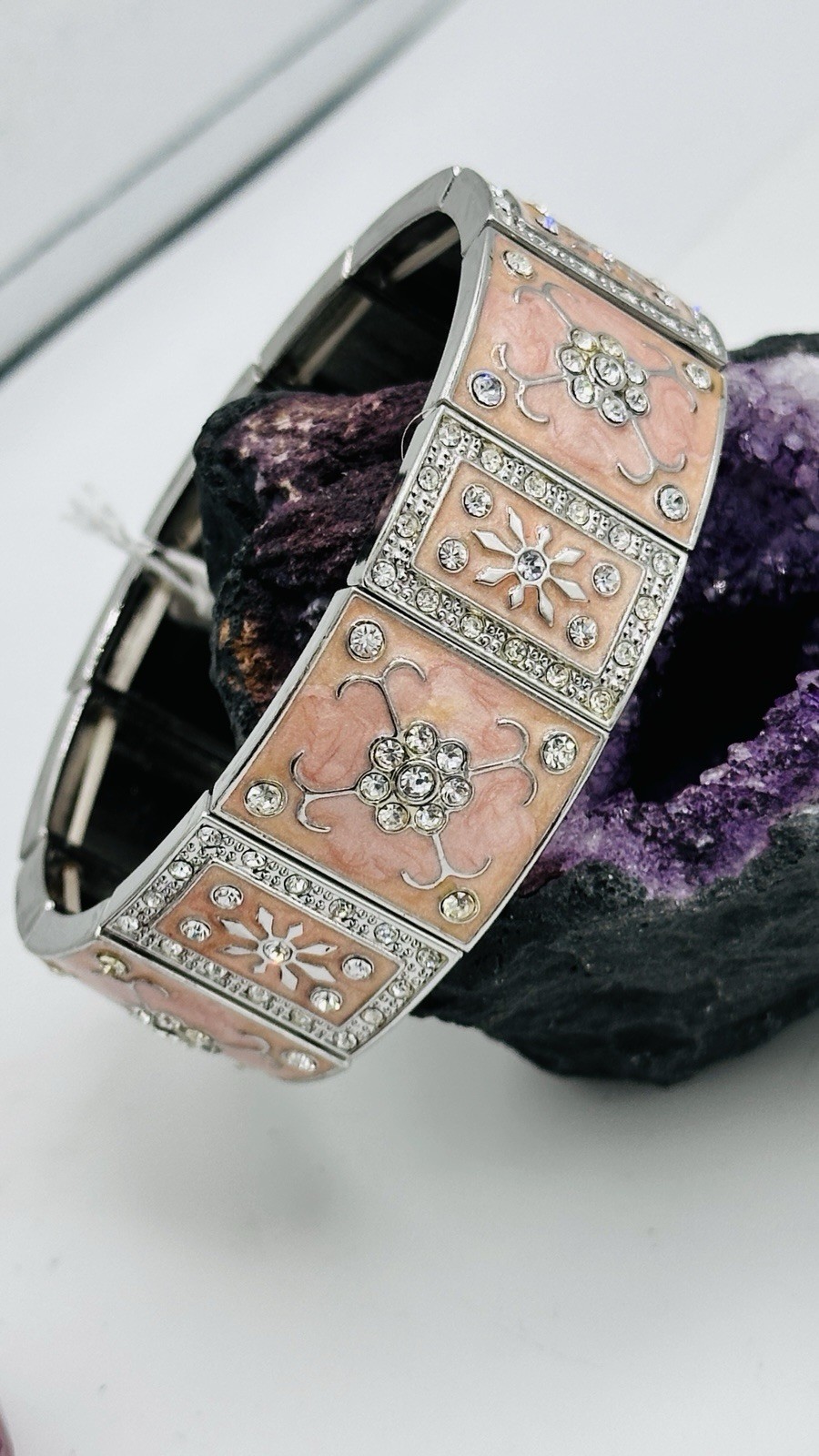 Romantic Crystal Bracelet Stack Set – Silver, Blu… - image 18