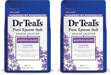 Epsom Salt, Lavender, 3Lbs, Pack of 2  Soothe  Sleep  Soaking Solution
