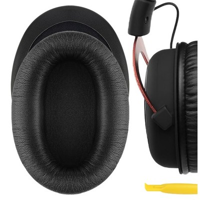 Geekria Replacement Ear Pads for HyperX Cloud II, Cloud 3 Headphones (Black)