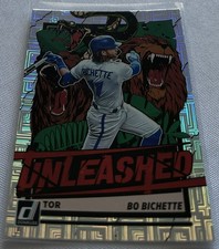 2021 Panini Donruss Baseball Bo Bichette Toronto Blue Jays Unleashed Vector