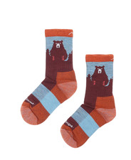 Darn Tough L73320 Vermont Bear Town Micro Crew Lightweight Hiking Socks Size S