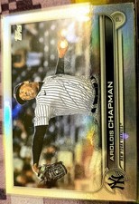 Aroldis Chapman 2022 Topps Silver Refractor Parallel Insert #142